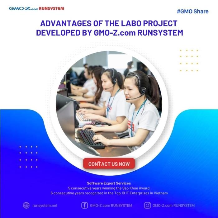 Advantages of the Labo Project developed by GMO-Z.com RUNSYSTEM