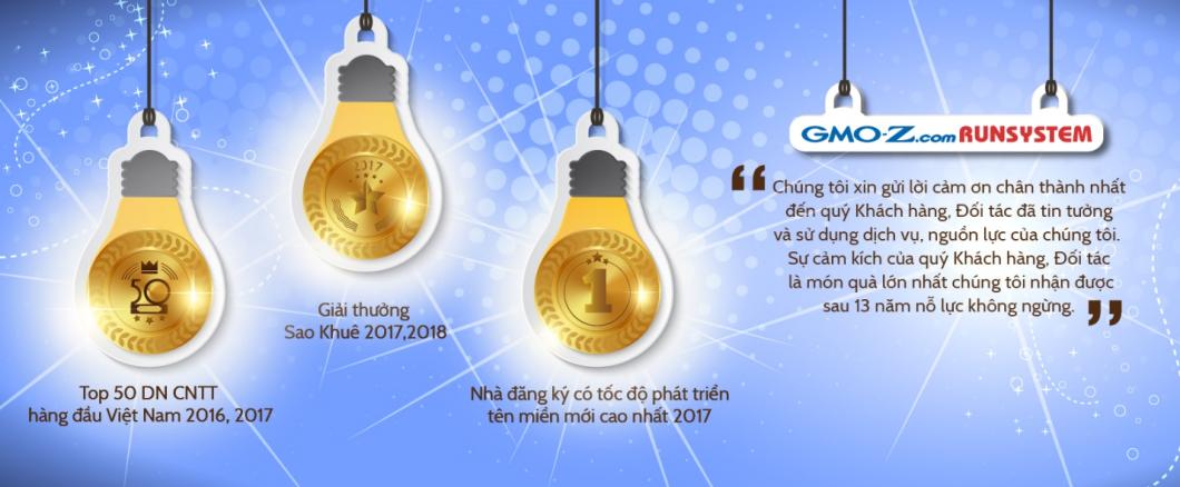Giải thưởng của GMO-Z.com RUNSYSTEM