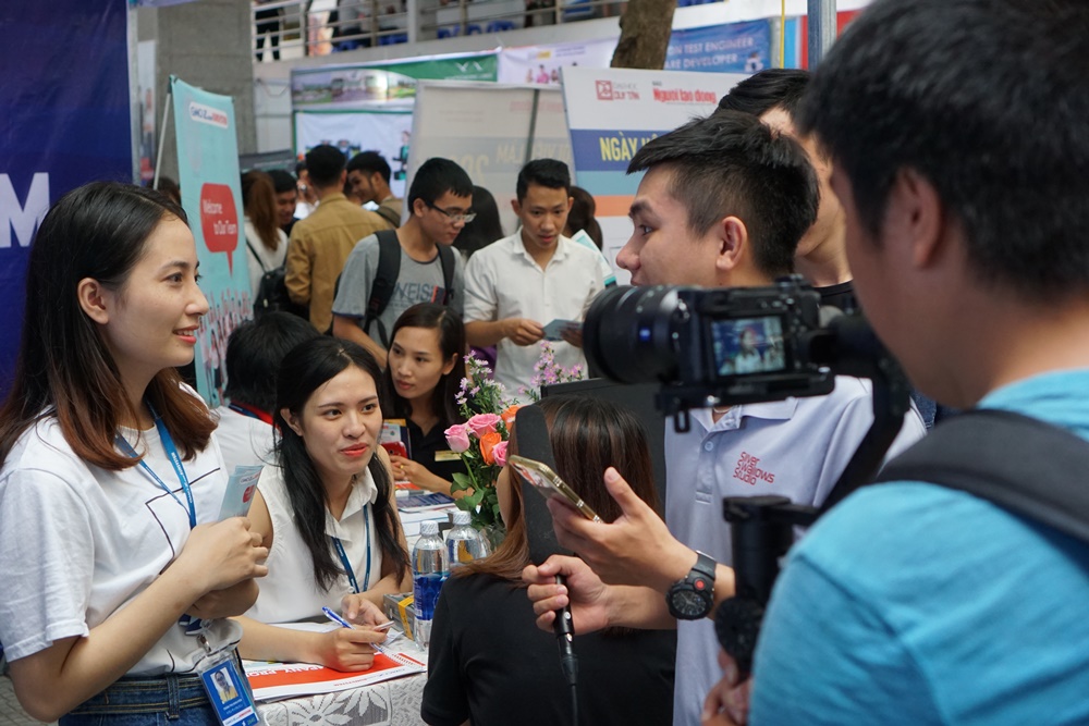 DTU JOB FAIR 2018でのGMO-Z.com RUNSYSTEM
