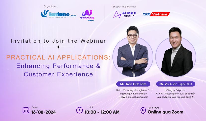 Webinar 01: Practical AI Application to Improve Efficiency & Customer Experience