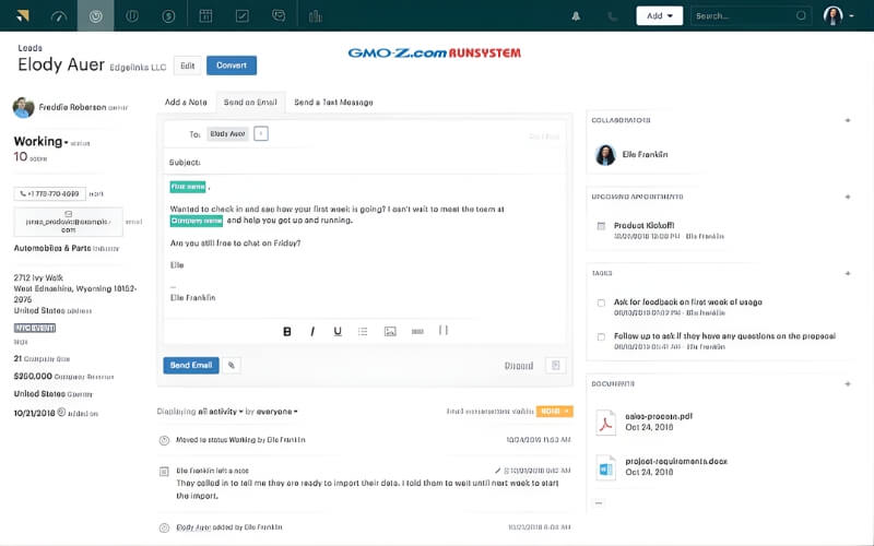 CRM cho quản lý bán hàng