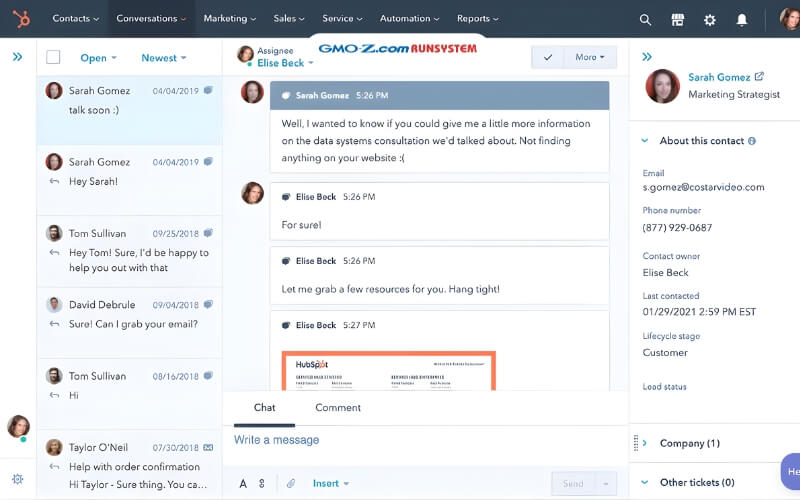 CRM cho quản lý bán hàng