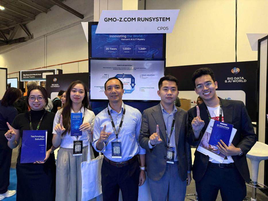 GMO-Z.com RUNSYSTEM ghi dấu ấn tại sự kiện Big Data & AI World 2025