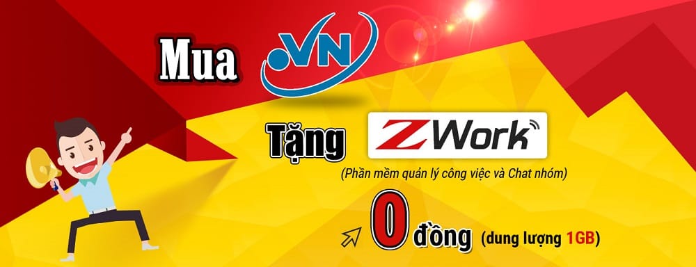 Khuyến mãi phần mềm quản lý công việc và chat nhóm ZWork