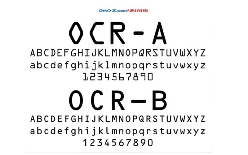 font chữ OCR tốt nhất