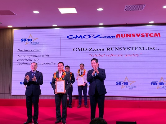 GMO-Z.com RUNSYSTEMが2019年度ベトナムの代表的テクノロジー4.0企業トップ10に