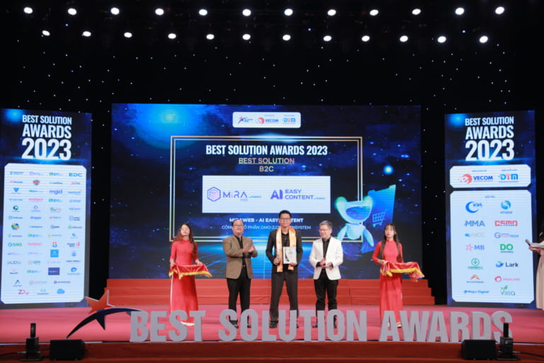 TCBC: Bộ 04 giải pháp AI của GMO-Z.com RUNSYSTEM đạt giải Best Solution Awards 2023